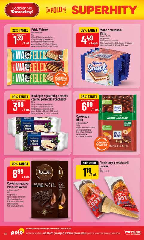 POLOmarket - gazetka promocyjna Gazetka od środy 10.06 do wtorku 16.06 - strona 42