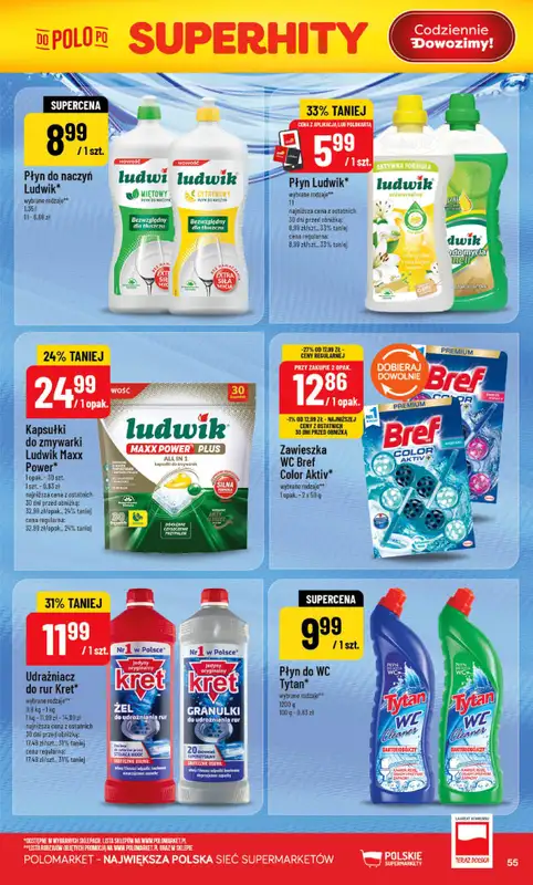 POLOmarket - gazetka promocyjna Gazetka od środy 10.06 do wtorku 16.06 - strona 55