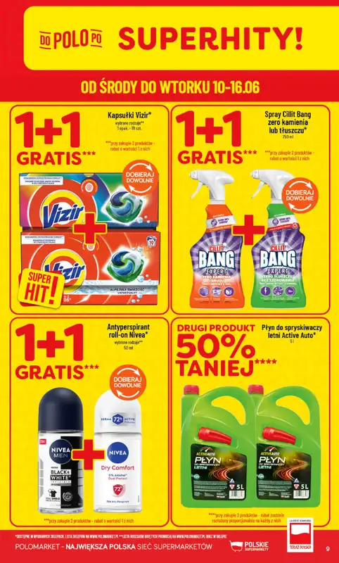 POLOmarket - gazetka promocyjna Gazetka od środy 10.06 do wtorku 16.06 - strona 9