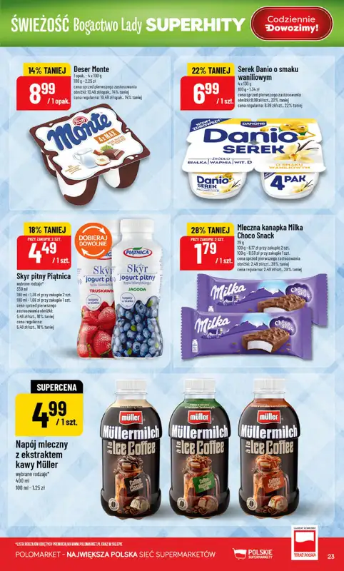 POLOmarket - gazetka promocyjna Gazetka od środy 10.06 do wtorku 16.06 - strona 23