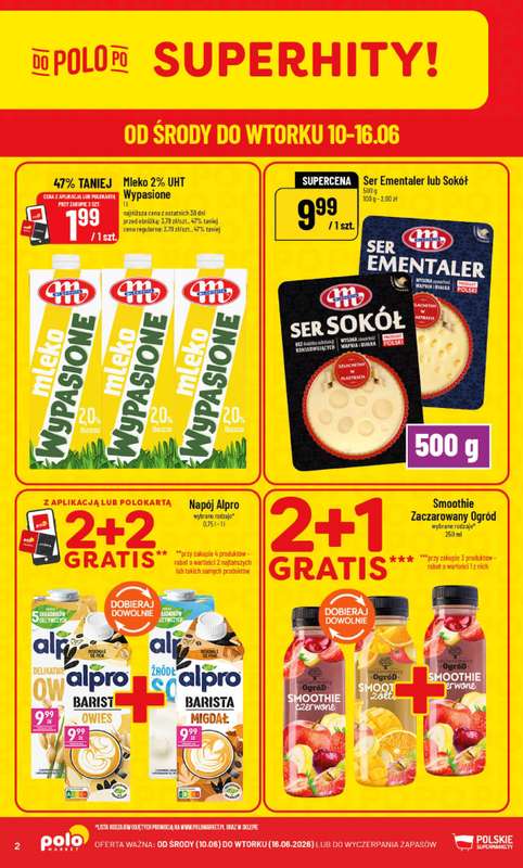 POLOmarket - gazetka promocyjna Gazetka od środy 10.06 do wtorku 16.06 - strona 2