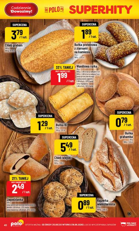POLOmarket - gazetka promocyjna Gazetka od środy 10.06 do wtorku 16.06 - strona 40