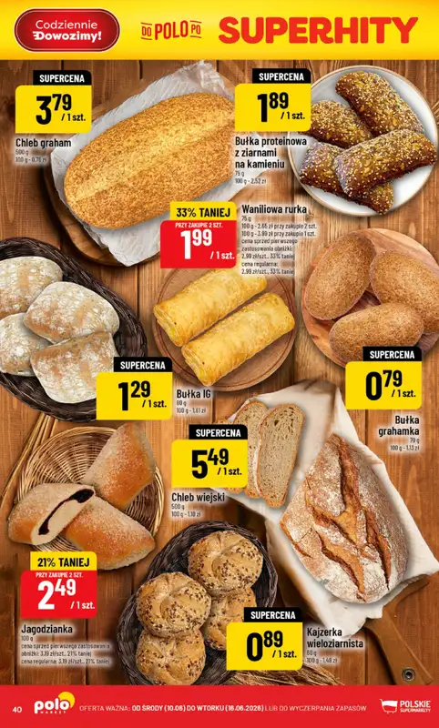 POLOmarket - gazetka promocyjna Gazetka od środy 10.06 do wtorku 16.06 - strona 40