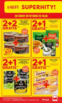 POLOmarket - gazetka promocyjna Gazetka od środy 10.06 do wtorku 16.06 - strona 3