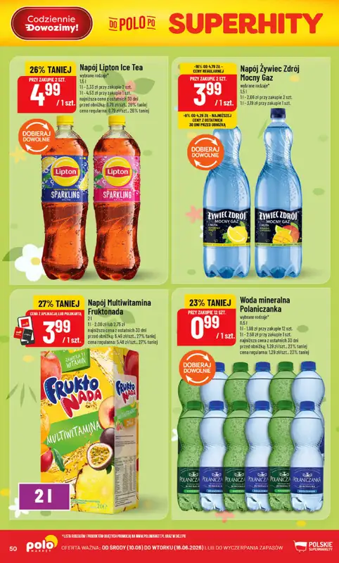 POLOmarket - gazetka promocyjna Gazetka od środy 10.06 do wtorku 16.06 - strona 50