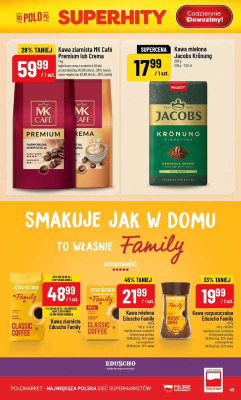 POLOmarket - gazetka promocyjna Gazetka od środy 10.06 do wtorku 16.06 - strona 45