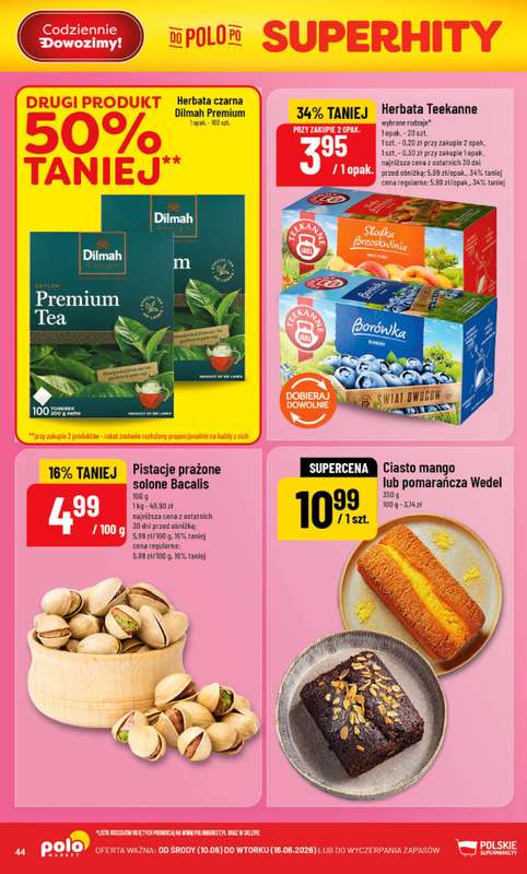 POLOmarket - gazetka promocyjna Gazetka od środy 10.06 do wtorku 16.06 - strona 44