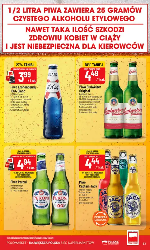 POLOmarket - gazetka promocyjna Gazetka od środy 10.06 do wtorku 16.06 - strona 53