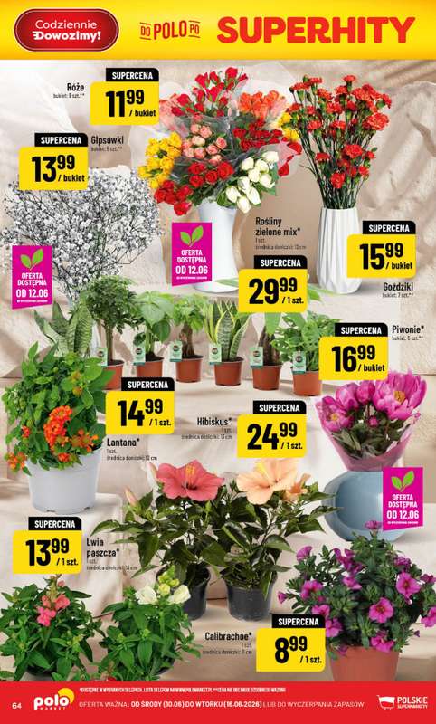 POLOmarket - gazetka promocyjna Gazetka od środy 10.06 do wtorku 16.06 - strona 64
