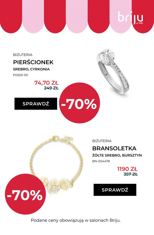 Briju - gazetka promocyjna Wyprzedaż do -70% od poniedziałku 08.06 do piątku 31.07 - strona 2