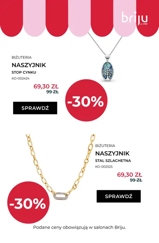 Briju - gazetka promocyjna Wyprzedaż do -70% od poniedziałku 08.06 do piątku 31.07 - strona 13