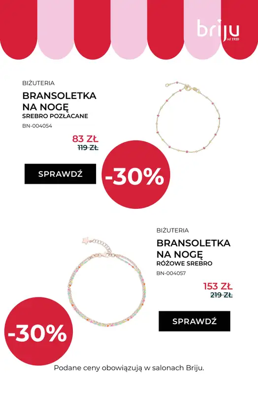 Briju - gazetka promocyjna Wyprzedaż do -70% od poniedziałku 08.06 do piątku 31.07 - strona 8
