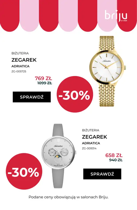 Briju - gazetka promocyjna Wyprzedaż do -70% od poniedziałku 08.06 do piątku 31.07 - strona 17