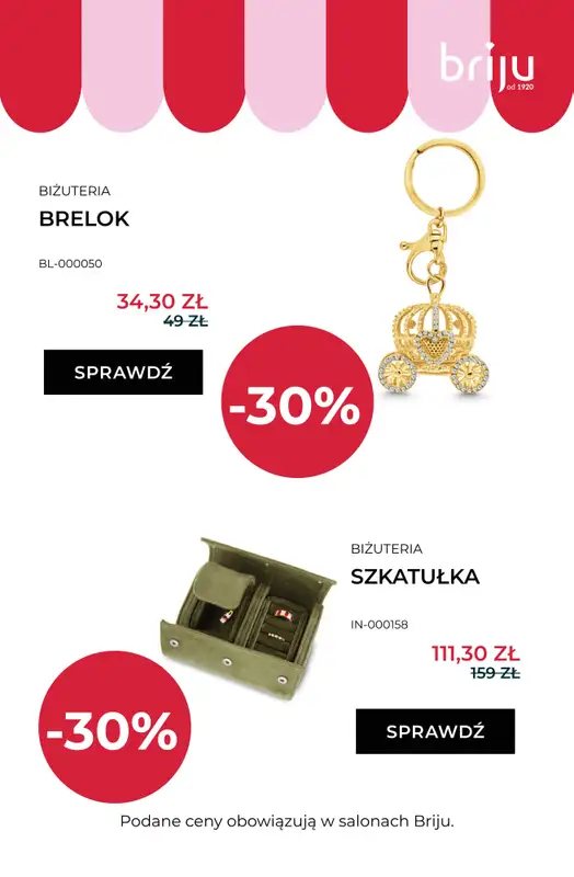 Briju - gazetka promocyjna Wyprzedaż do -70% od poniedziałku 08.06 do piątku 31.07 - strona 5