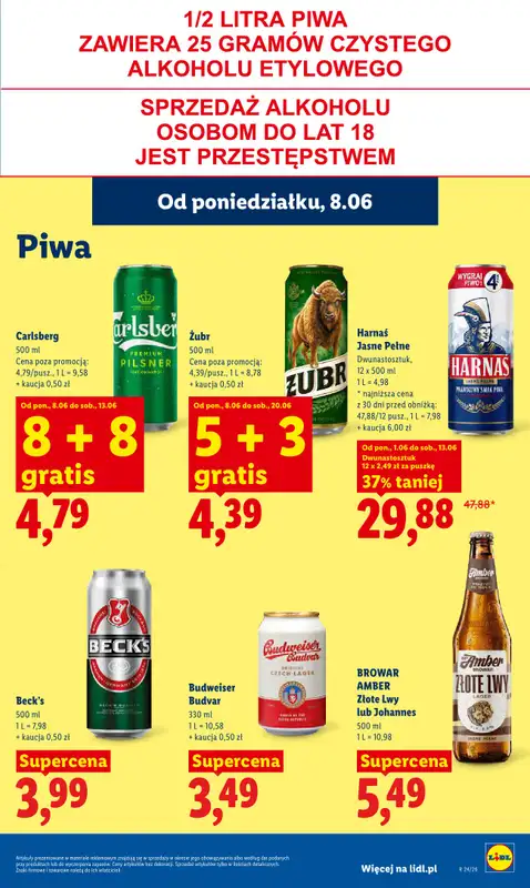 Lidl - gazetka promocyjna Oferta od poniedziałku od poniedziałku 08.06 do środy 10.06 - strona 61