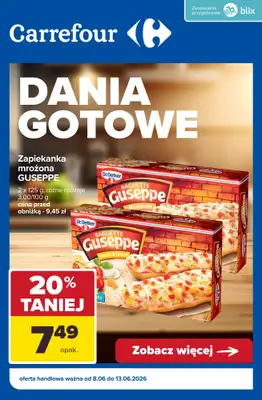 Carrefour - gazetka promocyjna DANIA GOTOWE na obiad! od wtorku 09.06 do soboty 13.06