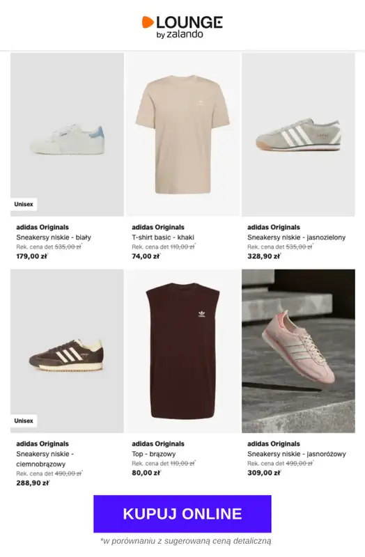 Lounge by Zalando - gazetka promocyjna Do -77% adidas Originals od poniedziałku 08.06 do środy 10.06 - strona 3