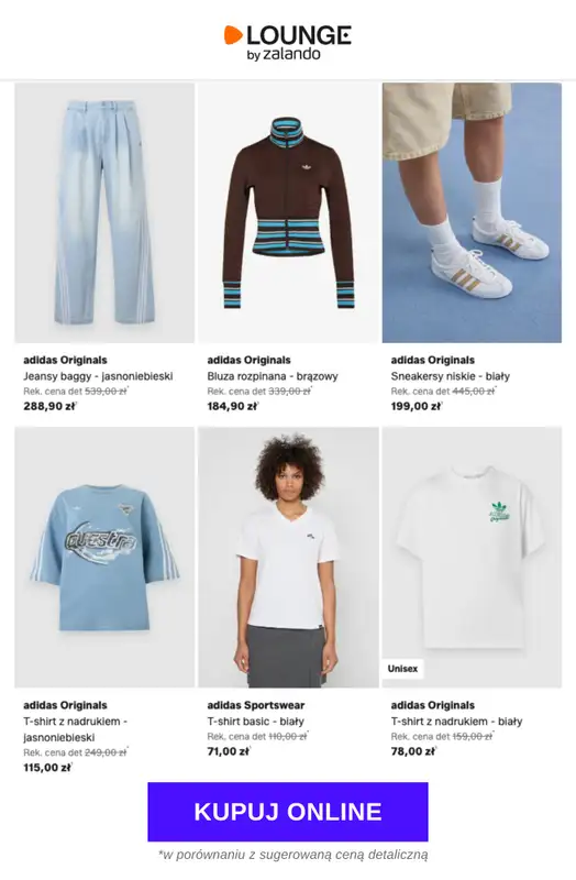 Lounge by Zalando - gazetka promocyjna Do -77% adidas Originals od poniedziałku 08.06 do środy 10.06 - strona 5
