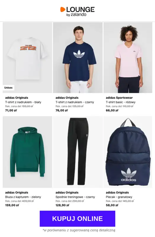 Lounge by Zalando - gazetka promocyjna Do -77% adidas Originals od poniedziałku 08.06 do środy 10.06 - strona 10