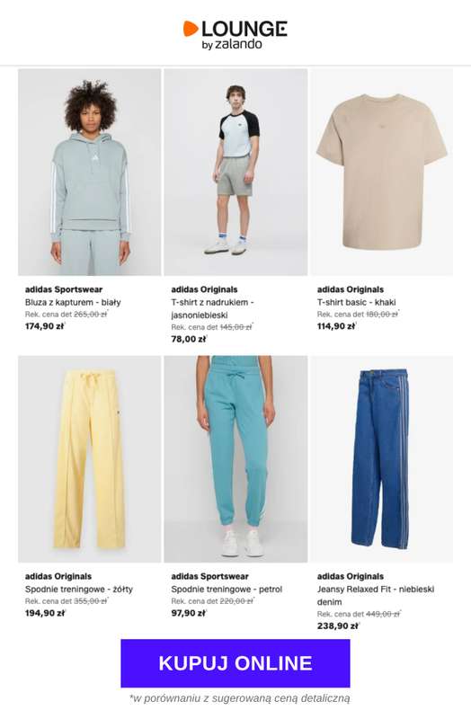 Lounge by Zalando - gazetka promocyjna Do -77% adidas Originals od poniedziałku 08.06 do środy 10.06 - strona 8