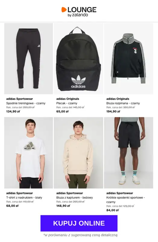 Lounge by Zalando - gazetka promocyjna Do -77% adidas Originals od poniedziałku 08.06 do środy 10.06 - strona 9