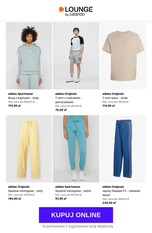 Lounge by Zalando - gazetka promocyjna Do -77% adidas Originals od poniedziałku 08.06 do środy 10.06 - strona 7