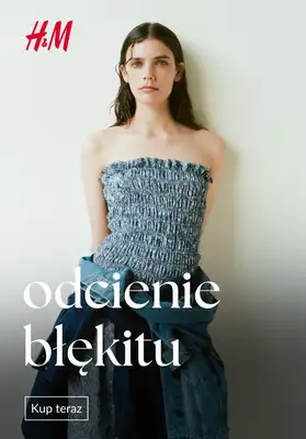 H&M - gazetka promocyjna Odzież w odcieniach błękitu od poniedziałku 08.06 