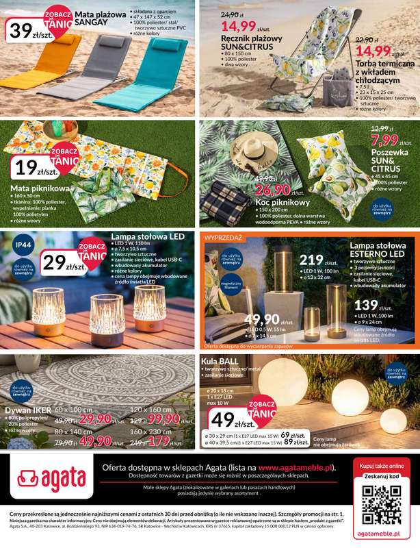 Salony Agata - gazetka promocyjna Gazetka od wtorku 09.06 do niedzieli 28.06 - strona 20