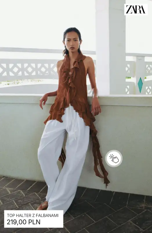 Zara - gazetka promocyjna Letnie topy damskie od poniedziałku 08.06  - strona 7