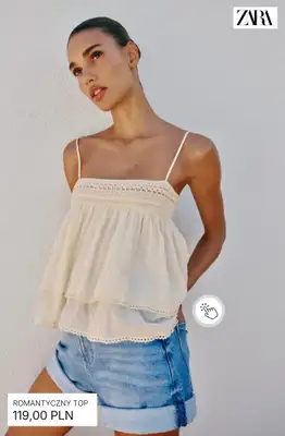 Zara - gazetka promocyjna Letnie topy damskie od poniedziałku 08.06  - strona 3