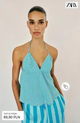 Zara - gazetka promocyjna Letnie topy damskie od poniedziałku 08.06  - strona 6