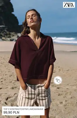 Zara - gazetka promocyjna Letnie topy damskie od poniedziałku 08.06  - strona 8