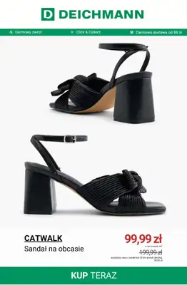 Deichmann - gazetka promocyjna Do -50% na sandały damskie od poniedziałku 08.06  - strona 7