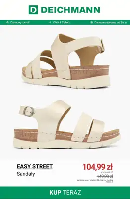 Deichmann - gazetka promocyjna Do -50% na sandały damskie od poniedziałku 08.06  - strona 5