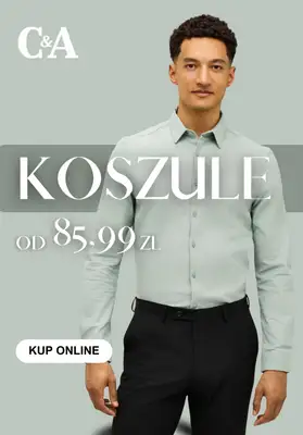 C&A - gazetka promocyjna Koszule męskie od 85,99 zł od poniedziałku 08.06 