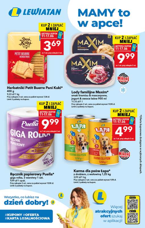 LEWIATAN - gazetka promocyjna Mamy TO w appce od czwartku 11.06 do środy 17.06