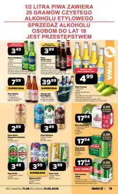 Netto - gazetka promocyjna Gazetka Spożywcza od czwartku 11.06 do soboty 13.06 - strona 15