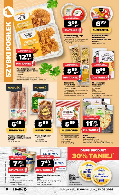 Netto - gazetka promocyjna Gazetka Spożywcza od czwartku 11.06 do soboty 13.06 - strona 8