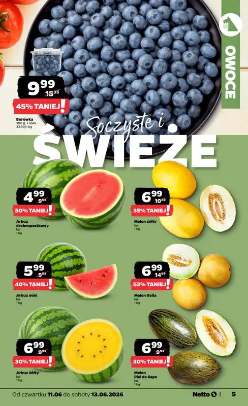 Netto - gazetka promocyjna Gazetka Spożywcza od czwartku 11.06 do soboty 13.06 - strona 5