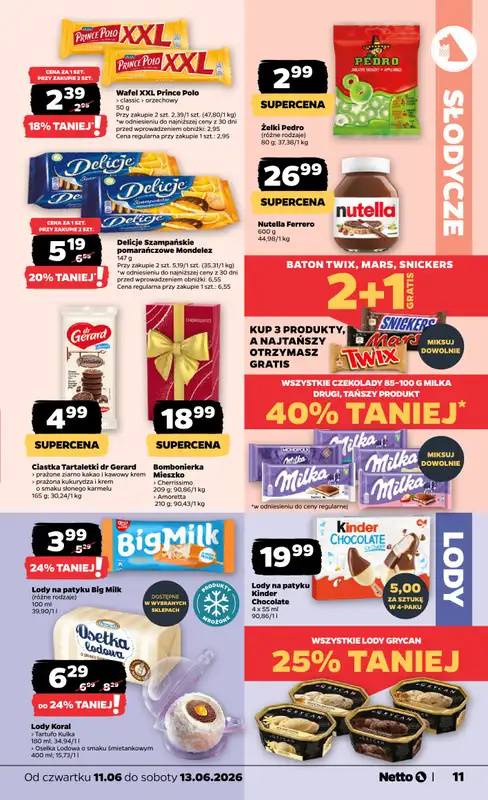 Netto - gazetka promocyjna Gazetka Spożywcza od czwartku 11.06 do soboty 13.06 - strona 11