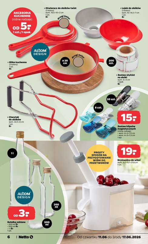 Netto - gazetka promocyjna Inspiracje tygodnia Czas nad wodą  do środy 17.06 - strona 6