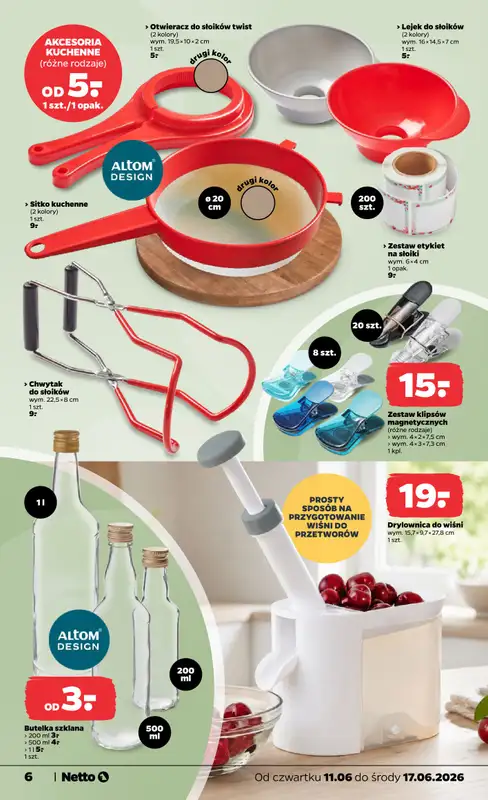 Netto - gazetka promocyjna Inspiracje tygodnia Czas nad wodą  do środy 17.06 - strona 6