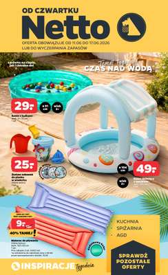 Netto - gazetka promocyjna Inspiracje tygodnia Czas nad wodą  do środy 17.06