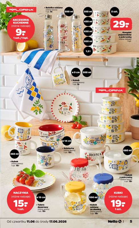 Netto - gazetka promocyjna Inspiracje tygodnia Czas nad wodą  do środy 17.06 - strona 5