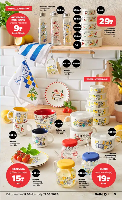 Netto - gazetka promocyjna Inspiracje tygodnia Czas nad wodą  do środy 17.06 - strona 5