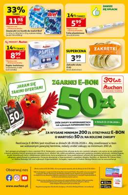 Auchan - gazetka promocyjna Gazetka 30 Lat Supermarket Auchan  do środy 17.06 - strona 8