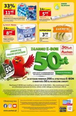 Auchan - gazetka promocyjna Gazetka 30 Lat Supermarket Auchan od czwartku 11.06 do środy 17.06 - strona 8