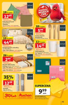 Auchan - gazetka promocyjna Gazetka 30 Lat Hipermarket Auchan od czwartku 11.06 do środy 17.06 - strona 41