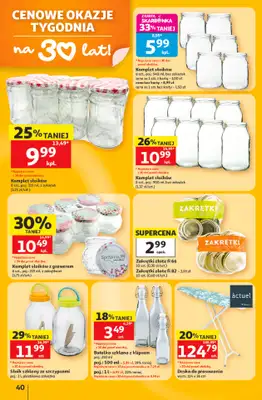 Auchan - gazetka promocyjna Gazetka 30 Lat Hipermarket Auchan od czwartku 11.06 do środy 17.06 - strona 40
