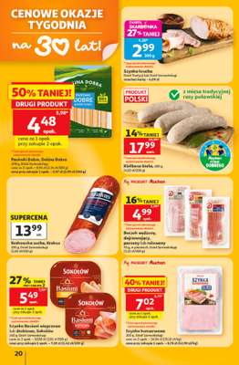 Auchan - gazetka promocyjna Gazetka 30 Lat Hipermarket Auchan od czwartku 11.06 do środy 17.06 - strona 20
